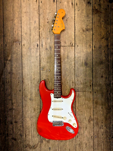 1966 Stratocaster Refin Dakota Red kommt mit einem Hartschalenkoffer - Bild 2 von 15
