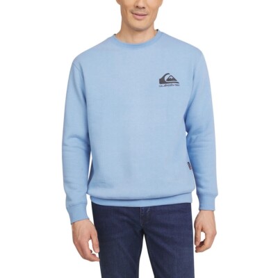 Quiksilver Men's Crew Neck Sweatshirt, Blue, Size M
