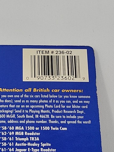 🚘JOHNNY LIGHTNING British Invasion Series 1964 Sunbeam Alpine 1:64 NEW/SEALED  - Picture 11 of 12