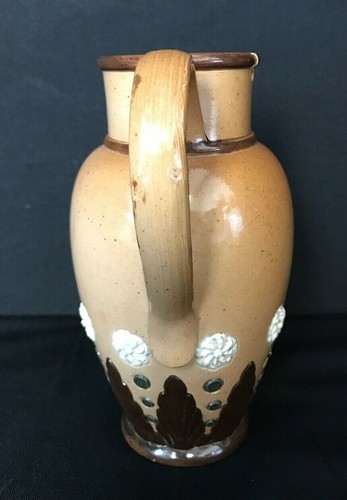 Royal Doulton Stoneware Pitcher by Ethel Beard Lambeth Art Nouveau ~ YGF - Picture 4 of 12
