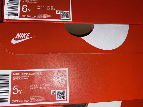 Nike Dunk Low Panda Blanco y Negro (CW1590-100) ¡Envío el mismo día con garantía de eBay! - Imagen 9 de 14