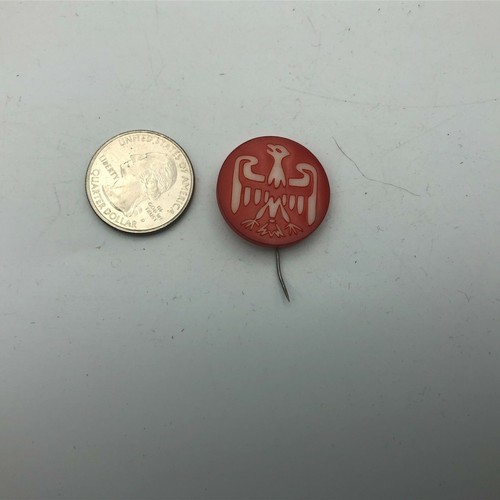 Vintage Polish Solidarity Eagle 1" Plastic Stickpin R6 - Bild 2 von 12