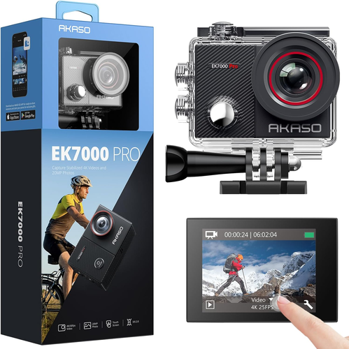 AKASO EK7000 Pro 4K30Fps Action Camera with Touch Screen EIS 131Ft Waterproof Un - Picture 10 of 12