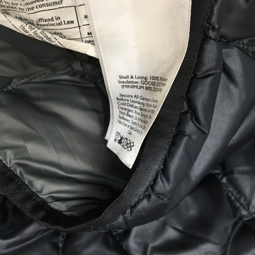 Eddie Bauer First Ascent Down Jacket Kids Unisex Medium 10/12 Black Puffer EB600 - Picture 10 of 13