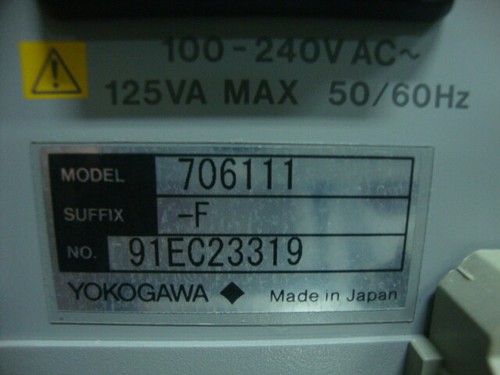 Yokogawa FG200 15MHz Synthesized Function Generator, model: 706111-F - Bild 6 von 6