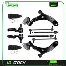 10 Front Lower Control Arm Ball Joint Sway Bar Tie Rod End For 2010-2013 Mazda 3