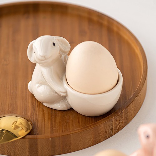 Ceramic Egg Cups Ceramic Egg Holder Cup For Breakfast Egg Holder Stand Gifts - Picture 8 of 12