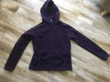 Polar Edge Women's Jacket Lightweight Fleece Long Sleeve Dark Purple -S