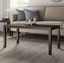 mainstays parsons coffee table, black oak brand new