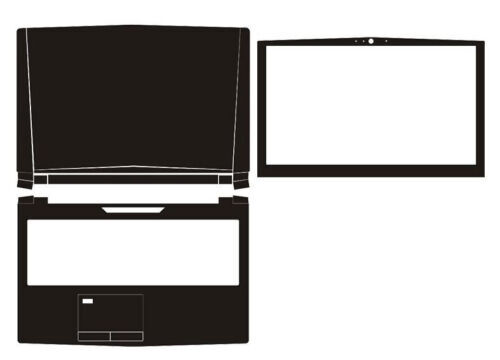 Carbon Vinyl Sticker Skin Cover For SAGER NP9155 CLEVO P750TM1 P751DM P751DM2 - Picture 1 of 34