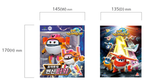Super Wings Stagione 8 Elettrico TAKI & TIKI Trasformatore Robot Giocattolo 5 Pollici Ufficiale - Foto 10 di 12