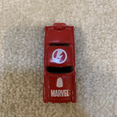 Marvel Heroes Thunderbolts Red Diecast Toy Car 1956 Ford Thunderbird 2003 Maisto - Imagen 9 de 11