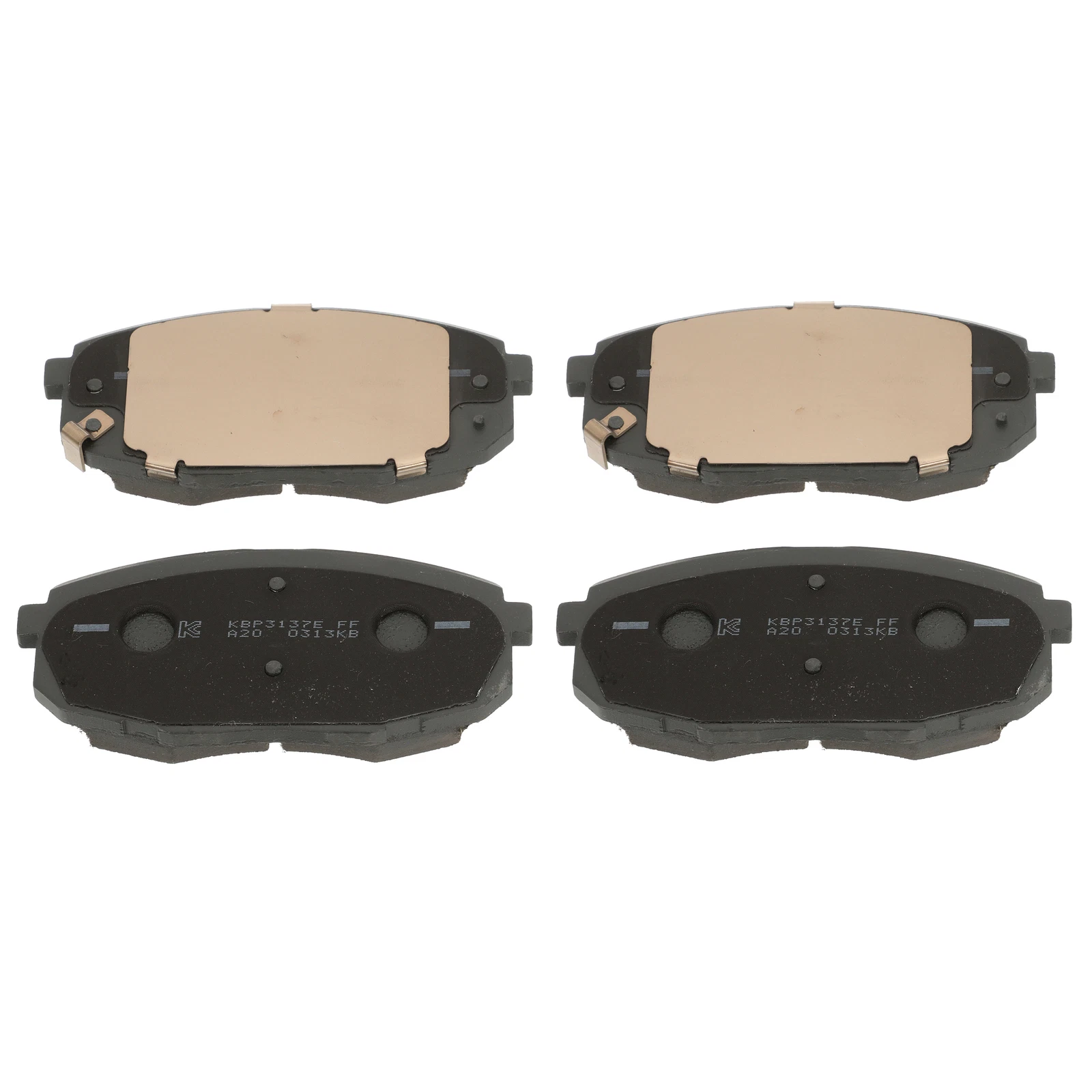 Kit de pastillas de freno delanteras para Kia Soul 2017-2019 (P/N 58101B2A20)
