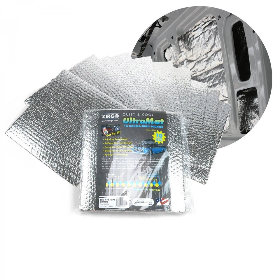 Kit de barrera de calor y sonido Dodge Ram 1500 2010+ 4 puertas Foto 2 de 4