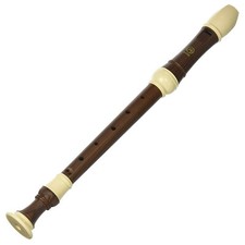 Angel Recorder Treble Alto In Key of F With Bag Wood Grain Design __