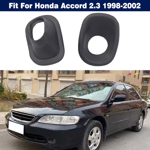Pair Front Bumper Fog Lamp Light Cover Trim Bezel For Honda Accord 2.3 1998-2002 - Bild 1 von 9