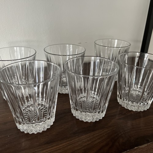 Beautiful Vintage Whiskey on the Rocks Glass Tumblers Heavy and Thick Set Of 6 - Picture 12 of 12
