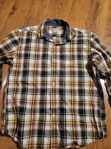 Tailored by J.Crew LS Button-Up Plaid Pocket Shirt Cotton Large 42/44" New - Picture 4 of 4