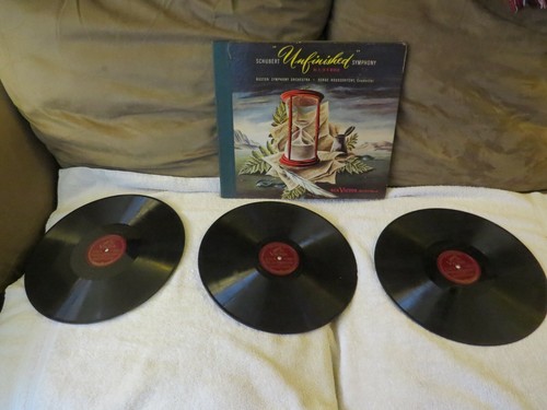 Vintage Original 3 Record Set Schubert "Unfinished" Symphony No. 8 In B Minor - Picture 5 of 12