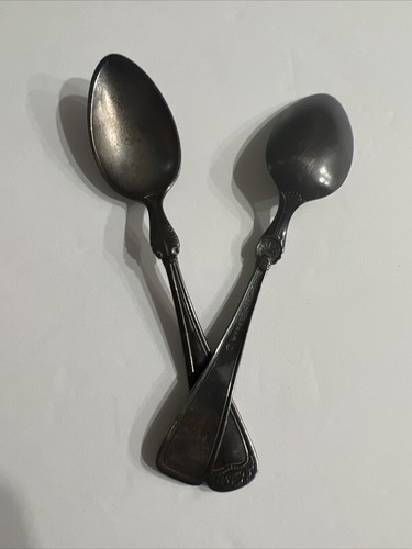 2 Antique Gorham Patent 1880 Anchor Spoon Unpolished - Picture 14 of 15