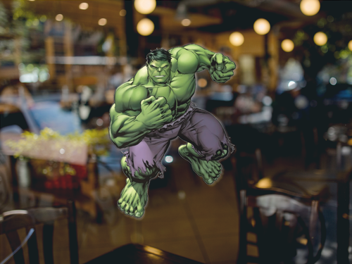 Calcomanía gráfica Marvel para computadora portátil The Incredible Hulk pegatina cómica - Imagen 6 de 11