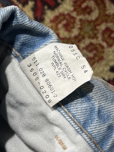 Vintage Levi’s Made USA 3505-0208 Youth Denim Jeans Sz 10 - Picture 4 of 7
