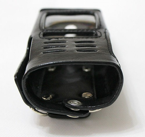 Funda rígida de cuero PU para radio de 2 vías Motorola GP338 GP340 GP328 GP380 - Imagen 4 de 6