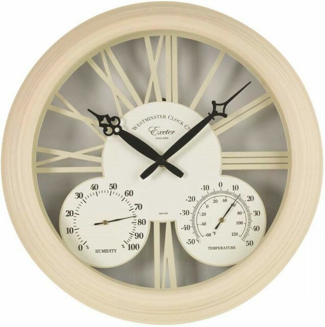 Wall Clock Thermometer And Humidity Gauge Exeter 15 Inch Outside In Designs For - 40 Inch Wall Clock Wall Clock Thermometer And Humidity Gauge Exeter 15 Inch Outside In Designs For - 40 Inch Wall Clock