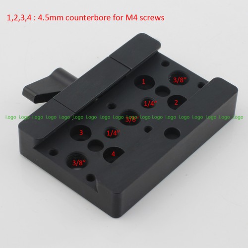 Adaptador de liberación rápida abrazadera de placa de montaje para DJI Ronin Ronin-m trípode pluma grúa - Imagen 2 de 11