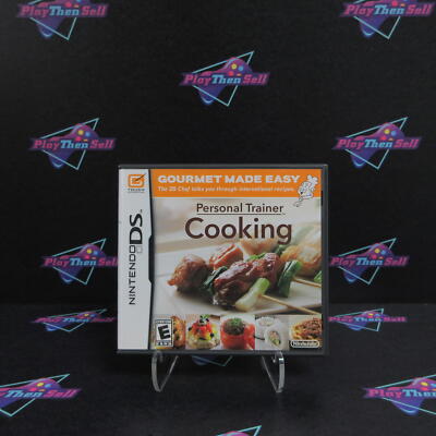 Personal Trainer Cooking Nintendo DS - Complete CIB