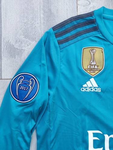 MAGLIA CRISTIANO RONALDO 2017 18 CHAMPIONS LEAGUE REAL MADRID RETRO VINTAGE - Foto 3 di 8