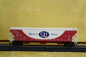 Vintage-Tyco-HO-C-amp-H-Sugar-Covered-Hopper-Car-UP-960-082-9-8-83Y