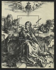 Paraguay Stamp C446  - Madonna & Child by Durer