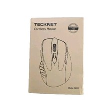 Tecknet Cordless Mouse - M003 - Black batteries not included 