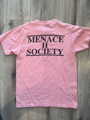 RARE Supreme Menace To Society T Shirt 14SS Release TNF Box Logo 