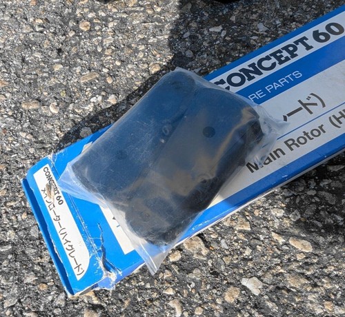 KYOSHO CONCEPT 60 RC ENGINE POWERED HELICOPTER Chassis w/ Engine & Radio / Gyro - Picture 5 of 17