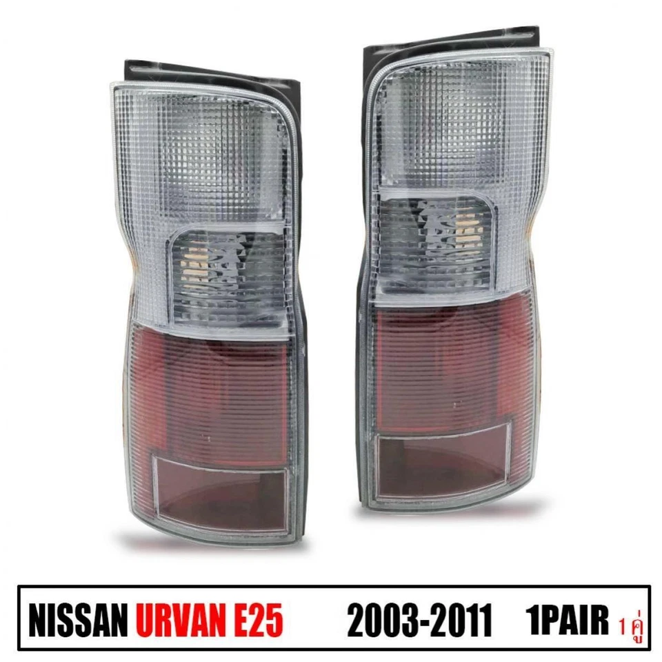 PAR DE LANTERNA TRASEIRA LR sem lâmpada para Nissan Urvan Caravan E25 2002-2011 - Imagem 2 de 4