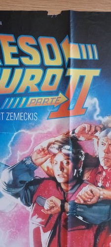 Zurück in die Zukunft 2 ORIGINAL spanisch '89 CIC Video POSTER Michael J. Fuchs SELTEN - Bild 3 von 4