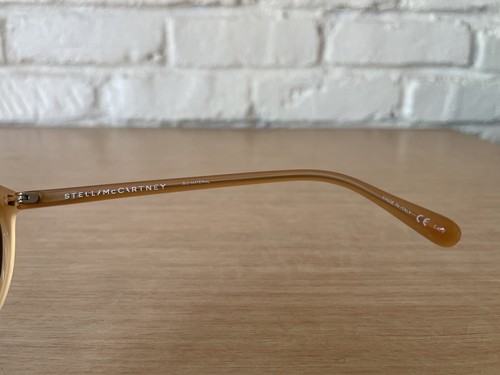 Stella McCartney SC0086SA 004 Sunglasses Unisex Tan Black Lenses 58-16-150 Italy - Picture 10 of 10