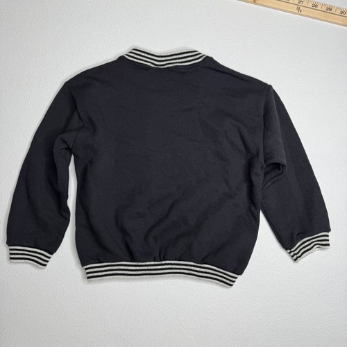 Vintage Boys Classics Fleece Lined Sweater Size 5/6 Dark Blue Long Sleeve X4 - Picture 7 of 7