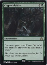 Cryptolith Rite FOIL NM Prerelease Magic The Gathering