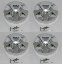 4 Cap Deal Cragar 390 Series Chrome Wheel Rim A-390hk Center Cap With Screws 4 Cap Deal Cragar 390 Series Chrome Wheel Rim A-390hk Center Cap With Screws