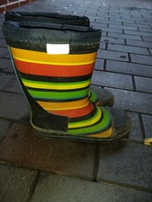 Jako-o Gummistiefel, Gr. 32 bunt gestreift, Regenstiefel | gebraucht