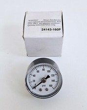 Industrial Spare 24143-160P / 0-160 PSI Pressure Gauge