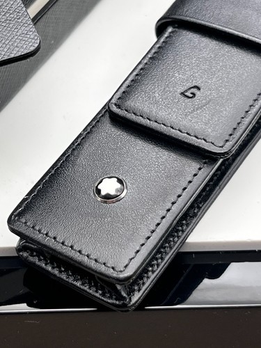 MONTBLANC Siena 2 -er Etui Leder paßt für Kugelschreiber Füller ID14309 Full Set - Bild 5 von 5