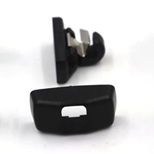 2PCS Black Sun Visor Fixed Clip Hook For Passat B5 B6 Golf MK4 3B0857561B - Picture 6 of 6