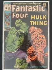 Fantastic Four #112 (Marvel 1971) Key Issue Hulk vs Thing!