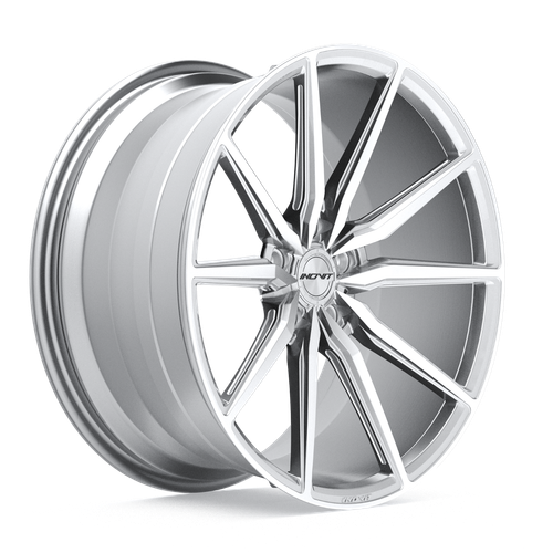 20 inch INOVIT Frixion5 Wheels Silver Machined Finish Staggered Rims PCD 5x114.3 - Picture 2 of 5