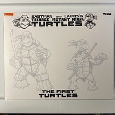NECA SDCC 2024 TMNT FIRST TURTLES EASTMAN & LAIRD'S 40th ANNIVERSARY MIRAGE MIB