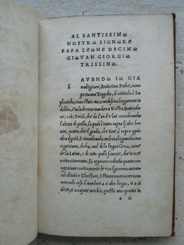 LE TRISSIN : LA SOPHONISBA , 1529. Caractères grecs/latins - Imagen 4 de 16